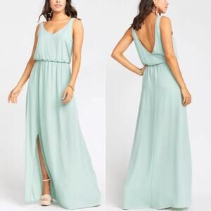 NWT Show Me Your Mumu Kendall Dusty mint maxi dress XS